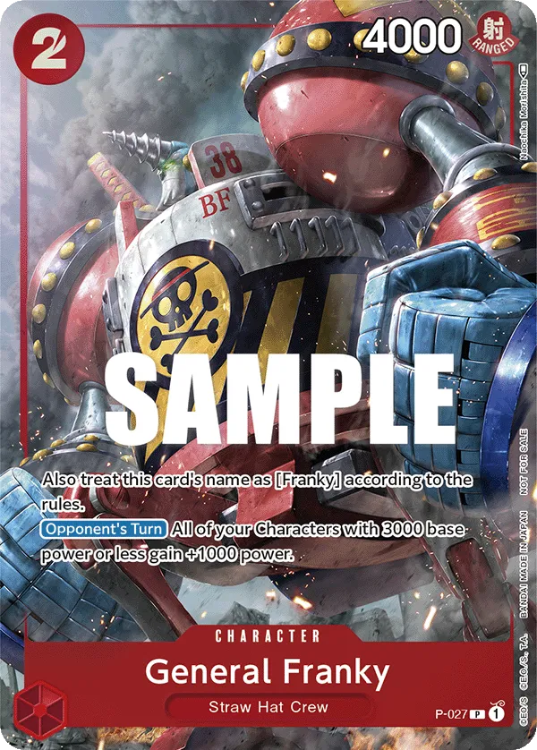 General Franky · Promotional Cards P-027/117