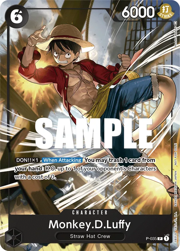 Monkey.D.Luffy · Promotional Cards P-035/117