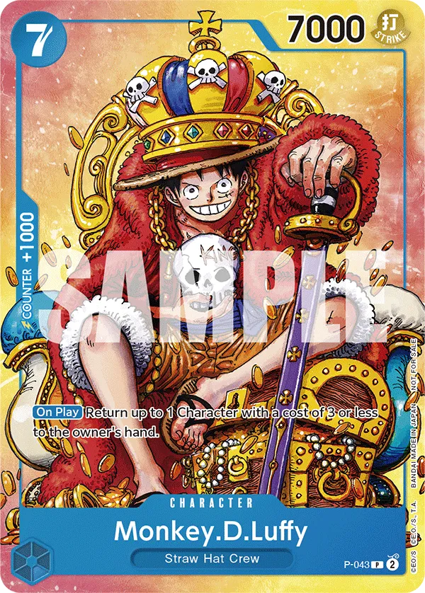 Monkey.D.Luffy · Promotional Cards P-043/117