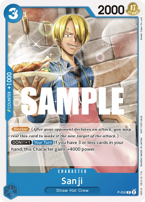 Sanji · Promotional Cards P-050/117