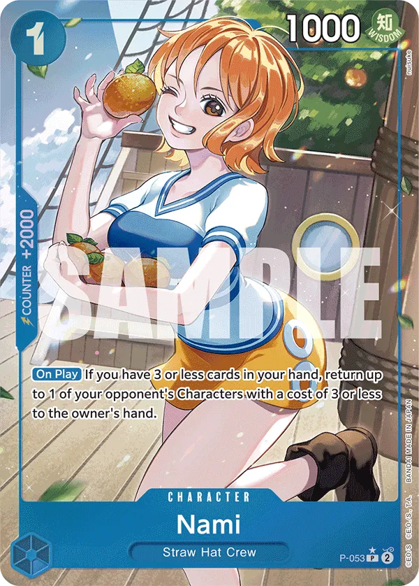 Nami (P-053) (Full Art) · Promotional Cards P-053/117