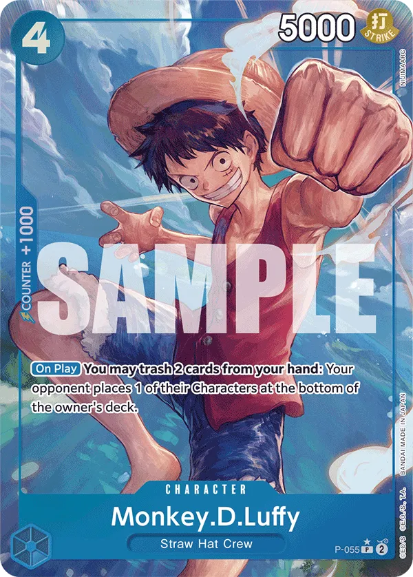 Monkey.D.Luffy (P-055) (Full Art) · Promotional Cards P-055/117