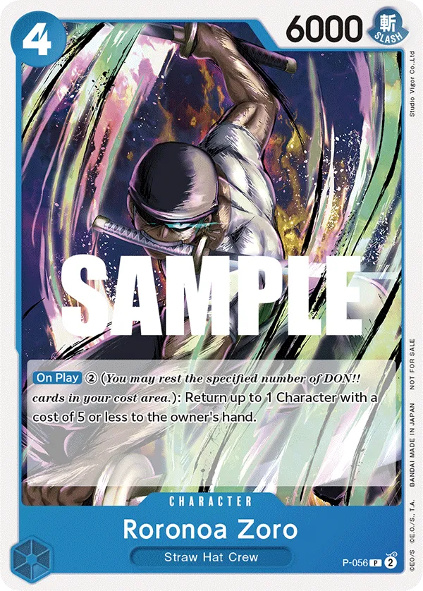 Roronoa Zoro · Promotional Cards P-056/117