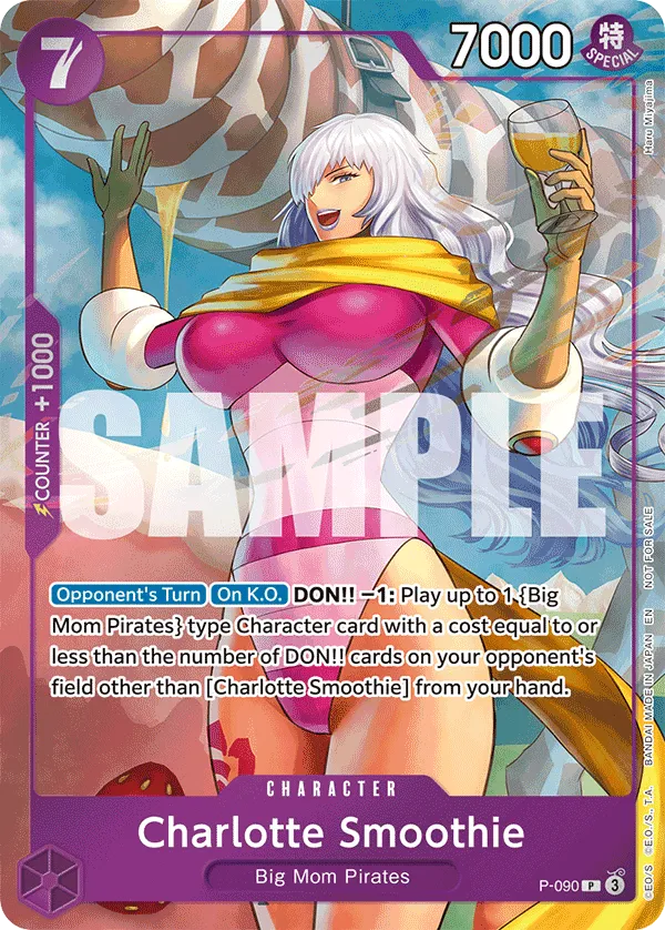 Charlotte Smoothie · Promotional Cards P-090/117