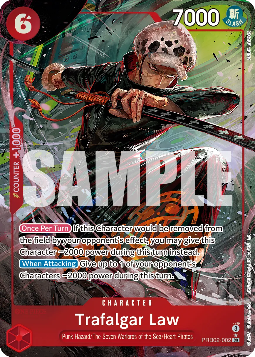 Trafalgar Law - PRB02-002 (Alternate Art) · Premium Booster - The Best - Vol. 2 PRB02-002/38