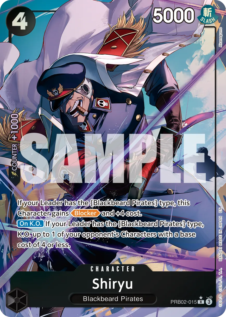 Shiryu (Alternate Art) · Premium Booster - The Best - Vol. 2 PRB02-015/38