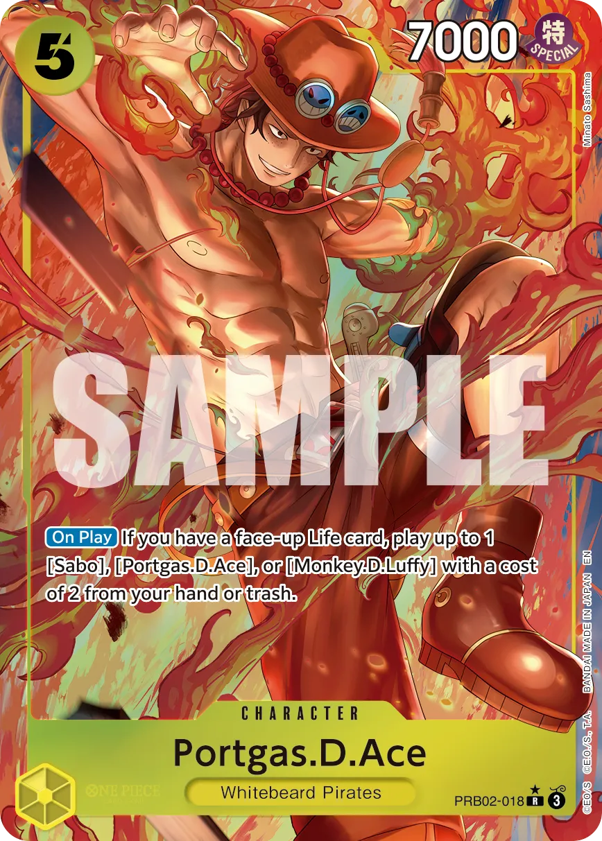 Portgas.D.Ace - PRB02-018 (Alternate Art) · Premium Booster - The Best - Vol. 2 PRB02-018/38