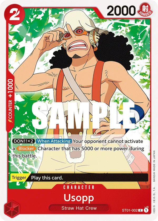 Usopp · Starter Deck 1: Straw Hat Crew ST01-002/30