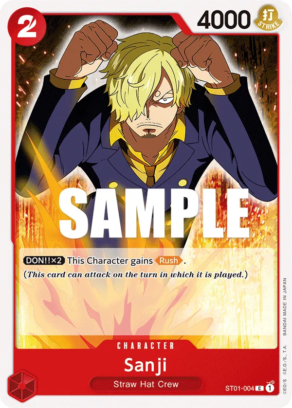 Sanji · Starter Deck 1: Straw Hat Crew ST01-004/30