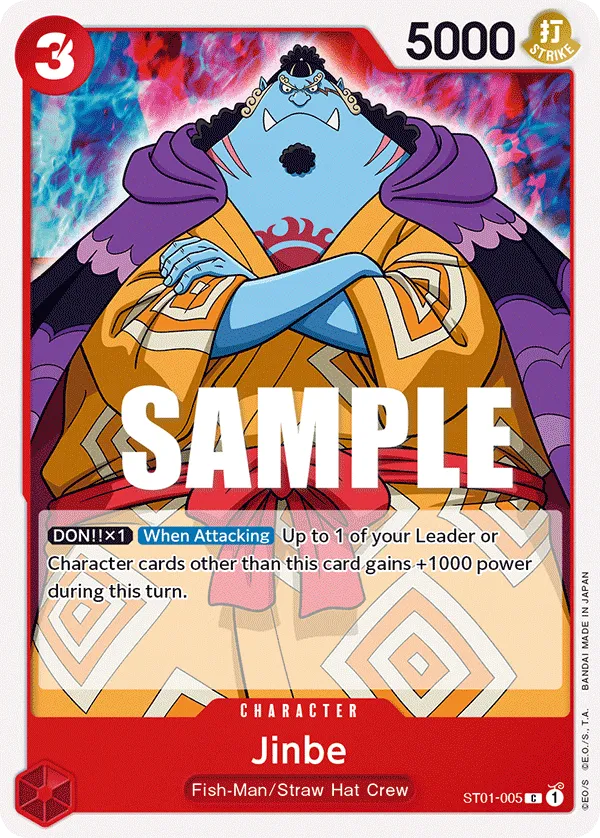 Jinbe · Starter Deck 1: Straw Hat Crew ST01-005/30