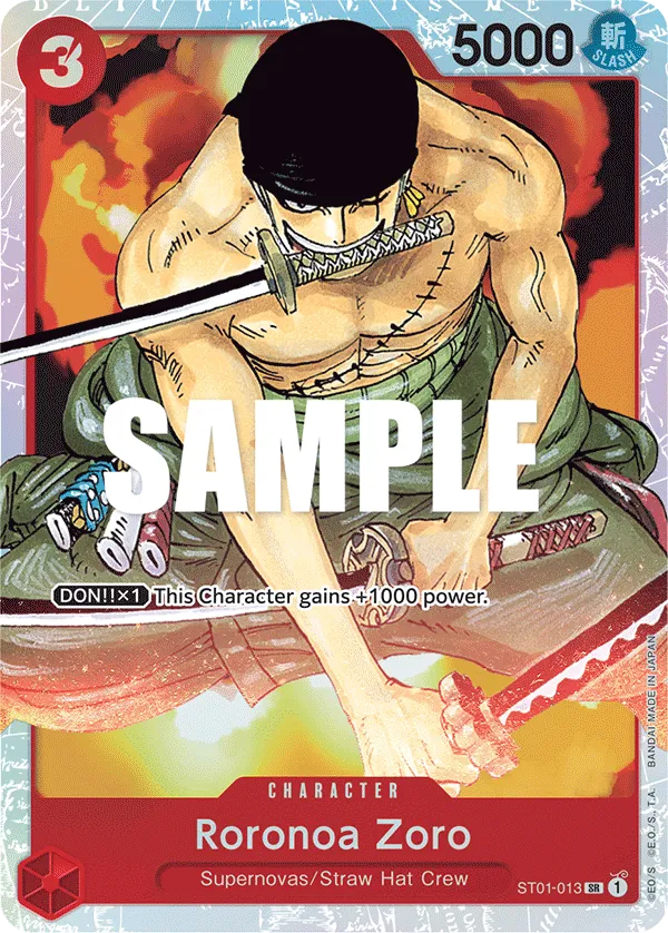 Roronoa Zoro · Starter Deck 1: Straw Hat Crew ST01-013/30
