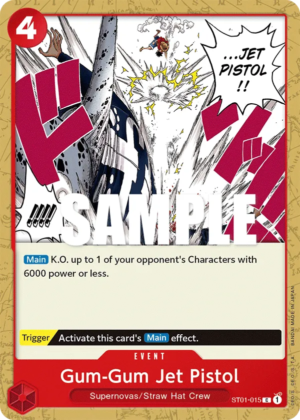 Gum-Gum Jet Pistol · Starter Deck 1: Straw Hat Crew ST01-015/30