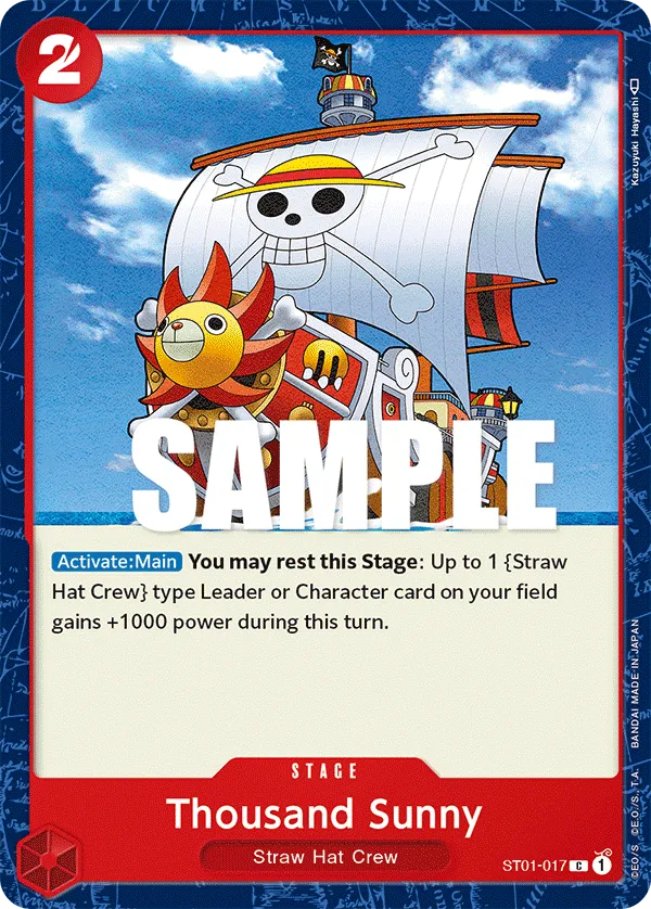 Thousand Sunny · Starter Deck 1: Straw Hat Crew ST01-017/30