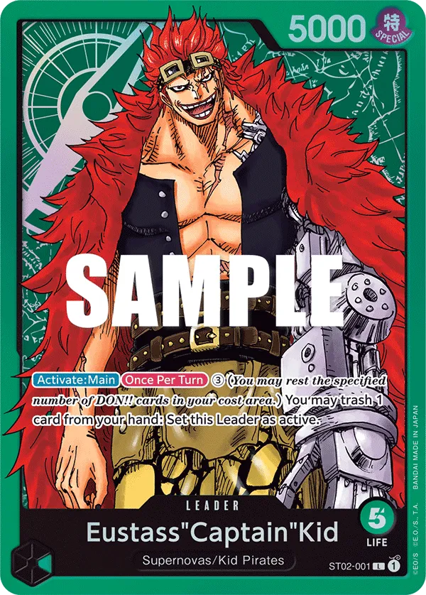 Eustass"Captain"Kid · Starter Deck 2: Worst Generation ST02-001/24
