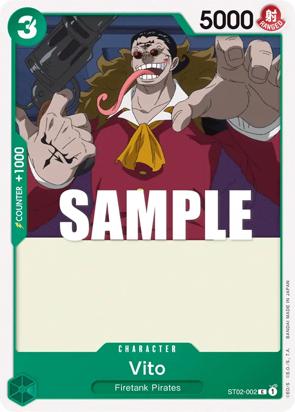 Vito · Starter Deck 2: Worst Generation ST02-002/24