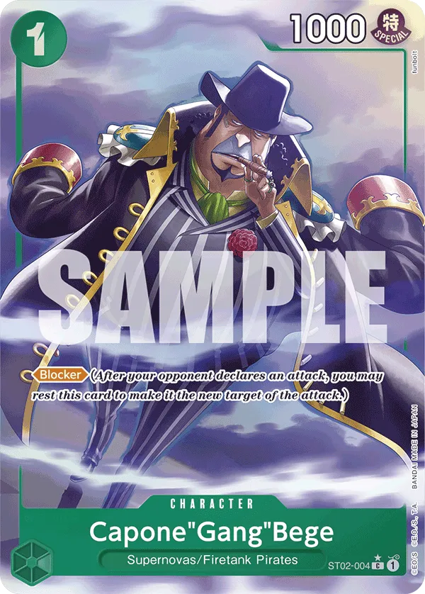 Capone"Gang"Bege (ST02-004) (Alternate Art) · Starter Deck 2: Worst Generation ST02-004/24