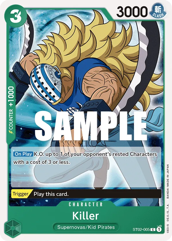 Killer · Starter Deck 2: Worst Generation ST02-005/24