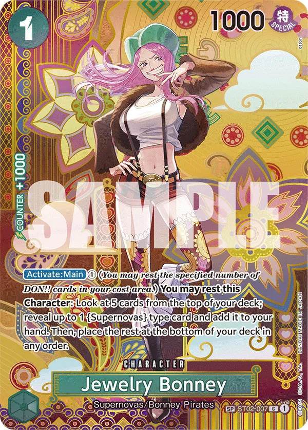 Jewelry Bonney (SP) · Starter Deck 2: Worst Generation ST02-007/24