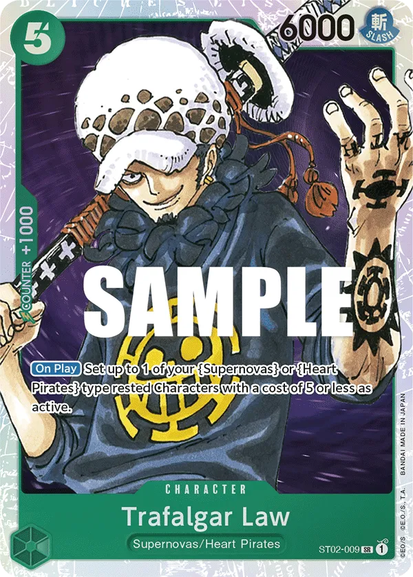 Trafalgar Law · Starter Deck 2: Worst Generation ST02-009/24