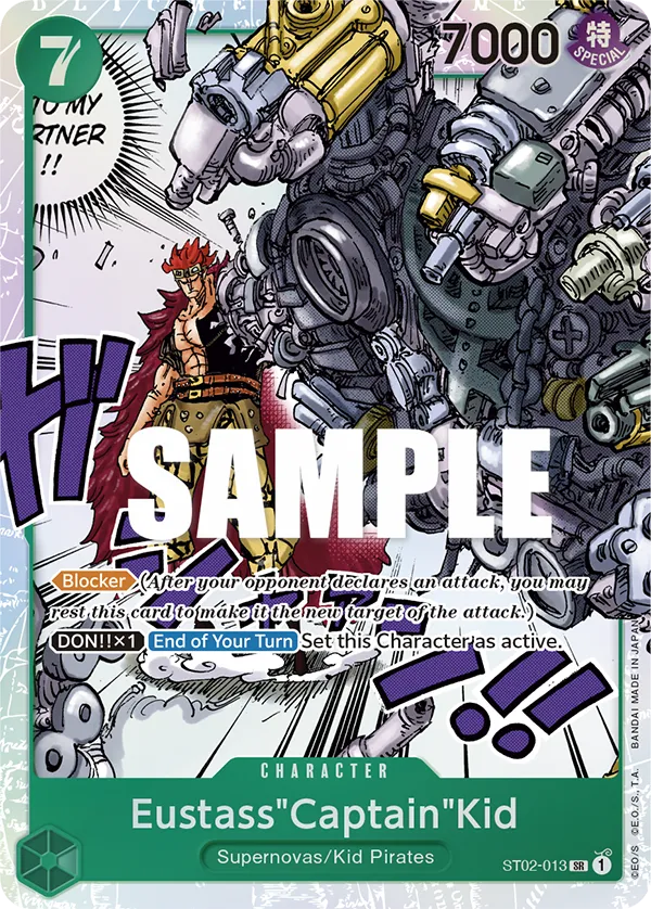 Eustass"Captain"Kid · Starter Deck 2: Worst Generation ST02-013/24