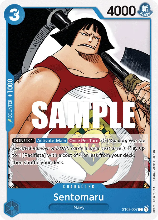 Sentomaru · Starter Deck 3: The Seven Warlords of The Sea ST03-007/28