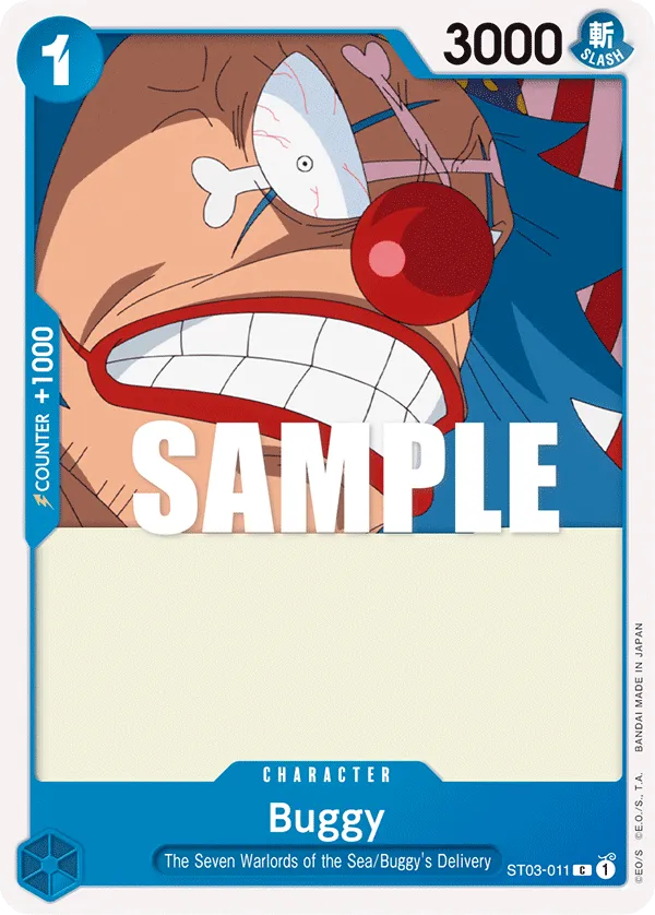 Buggy · Starter Deck 3: The Seven Warlords of The Sea ST03-011/28