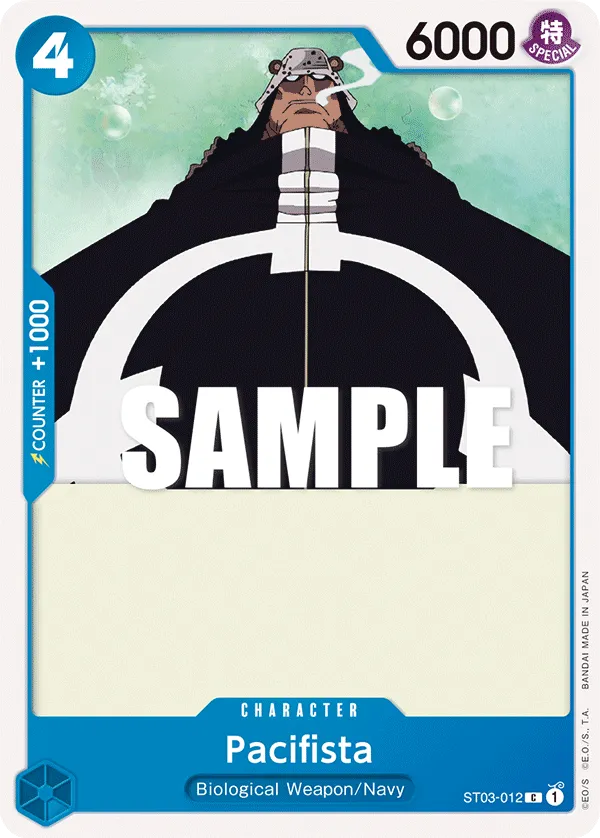 Pacifista · Starter Deck 3: The Seven Warlords of The Sea ST03-012/28