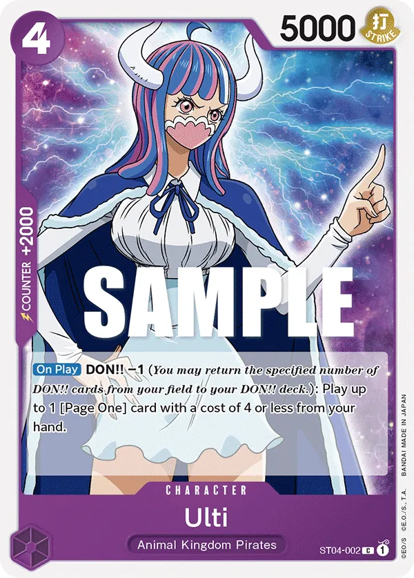 Ulti · Starter Deck 4: Animal Kingdom Pirates ST04-002/27