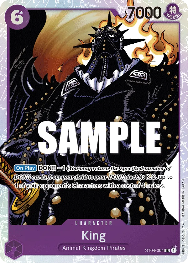 King · Starter Deck 4: Animal Kingdom Pirates ST04-004/27