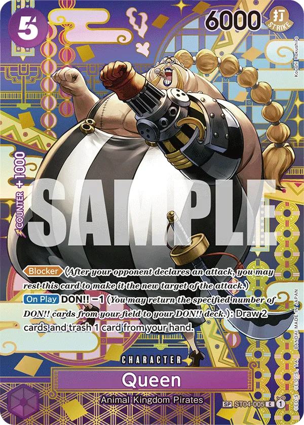 Queen (SP) · Starter Deck 4: Animal Kingdom Pirates ST04-005/27