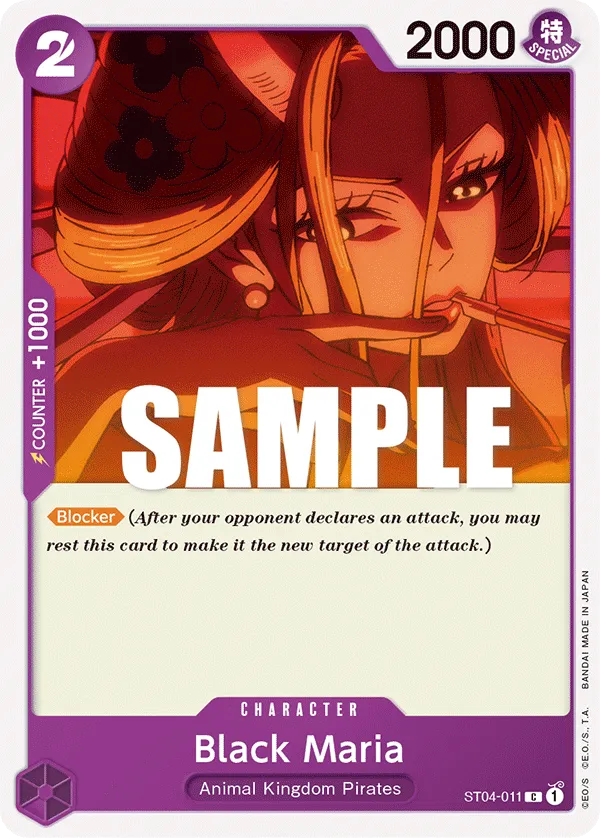 Black Maria · Starter Deck 4: Animal Kingdom Pirates ST04-011/27