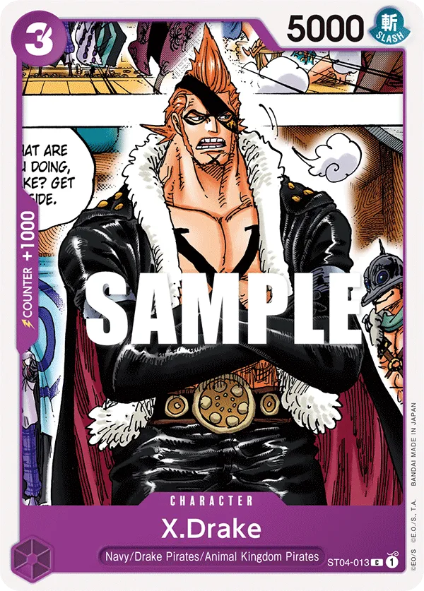X.Drake · Starter Deck 4: Animal Kingdom Pirates ST04-013/27