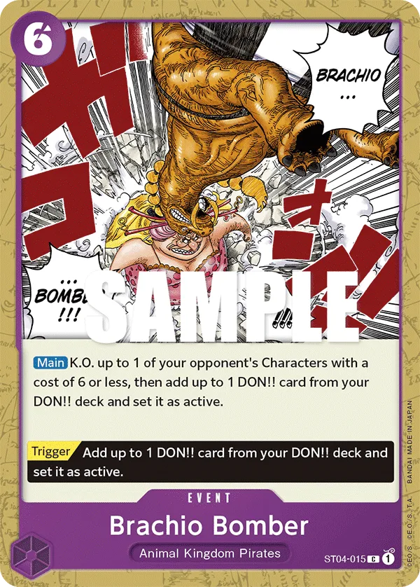 Brachio Bomber · Starter Deck 4: Animal Kingdom Pirates ST04-015/27