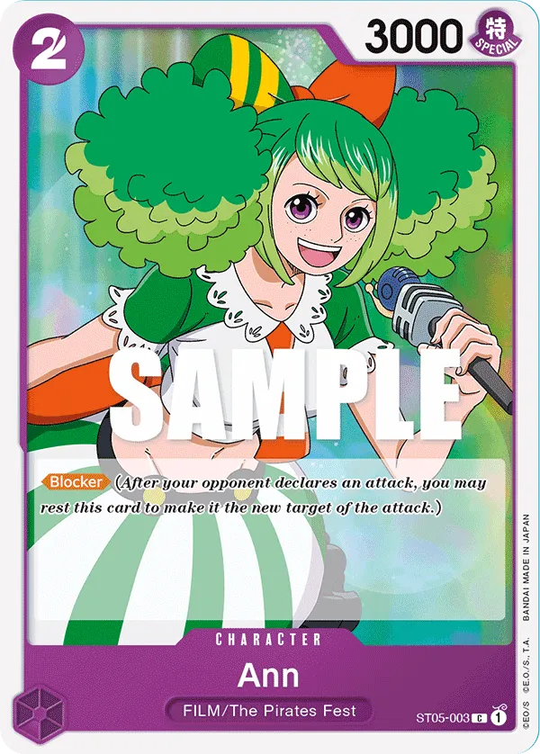 Ann · Starter Deck 5: Film Edition ST05-003/17