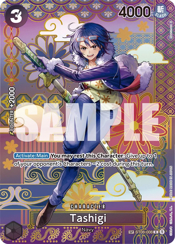 Tashigi (SP) · Starter Deck 6: Absolute Justice ST06-006/26