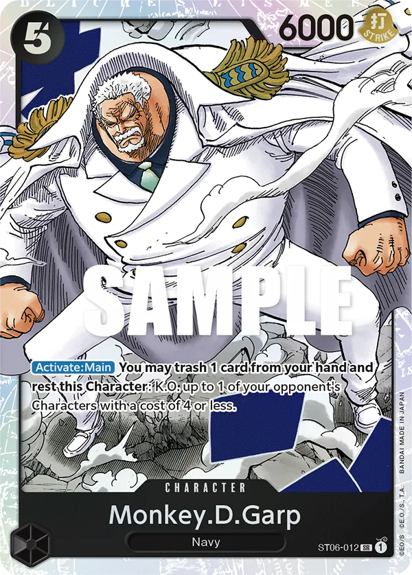 Monkey.D.Garp · Starter Deck 6: Absolute Justice ST06-012/26