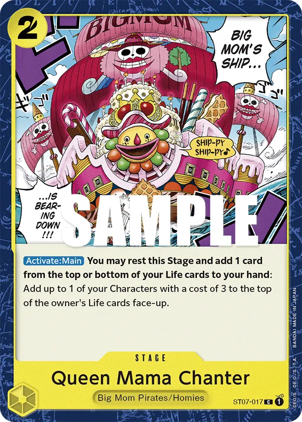 Queen Mama Chanter · Starter Deck 7: Big Mom Pirates ST07-017/21