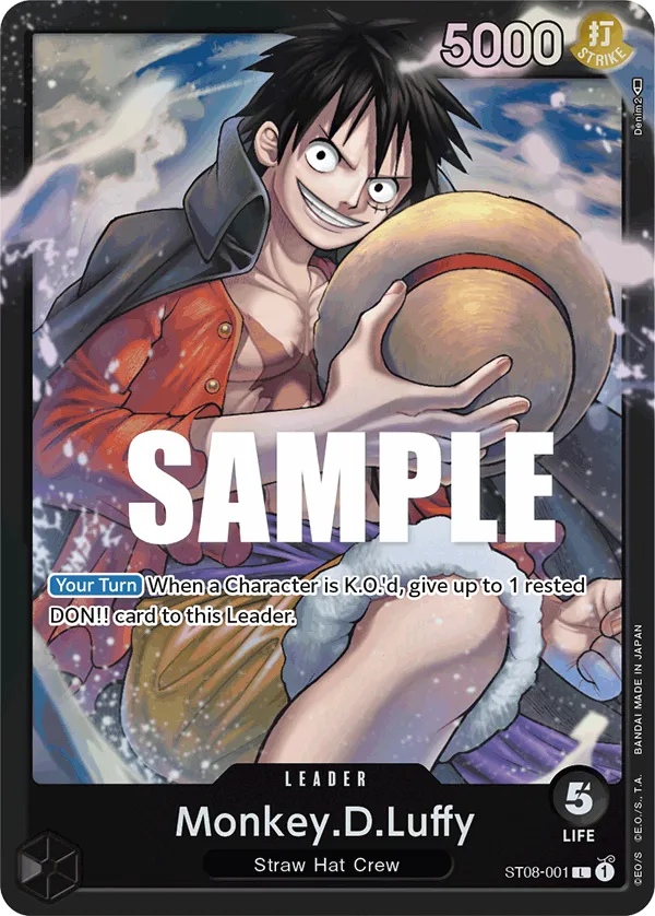 Monkey.D.Luffy · Starter Deck 8: Monkey.D.Luffy ST08-001/15