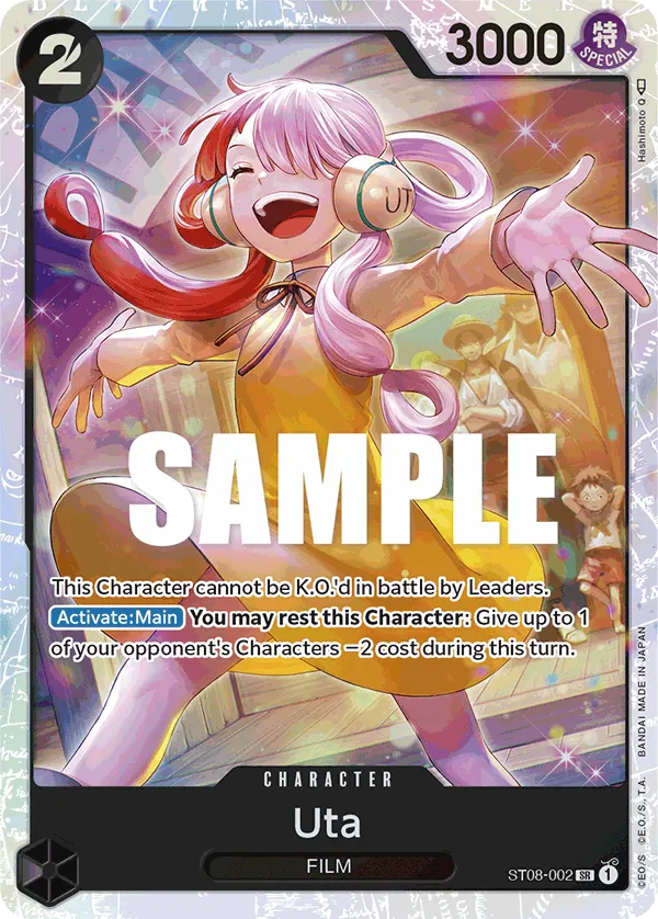 Uta · Starter Deck 8: Monkey.D.Luffy ST08-002/15