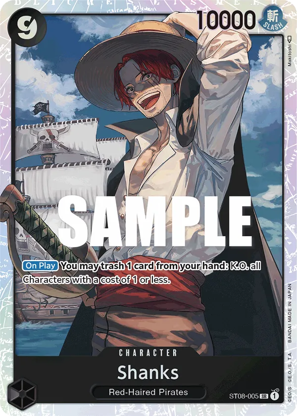 Shanks · Starter Deck 8: Monkey.D.Luffy ST08-005/15