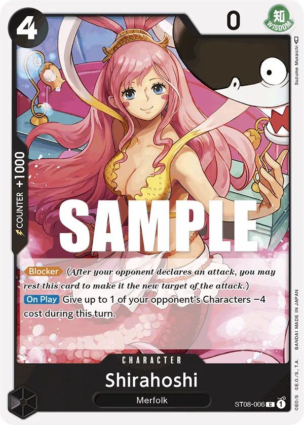 Shirahoshi · Starter Deck 8: Monkey.D.Luffy ST08-006/15
