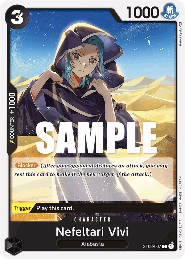 Nefeltari Vivi · Starter Deck 8: Monkey.D.Luffy ST08-007/15