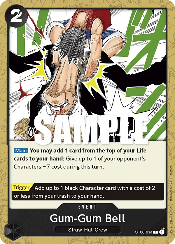 Gum-Gum Bell · Starter Deck 8: Monkey.D.Luffy ST08-014/15