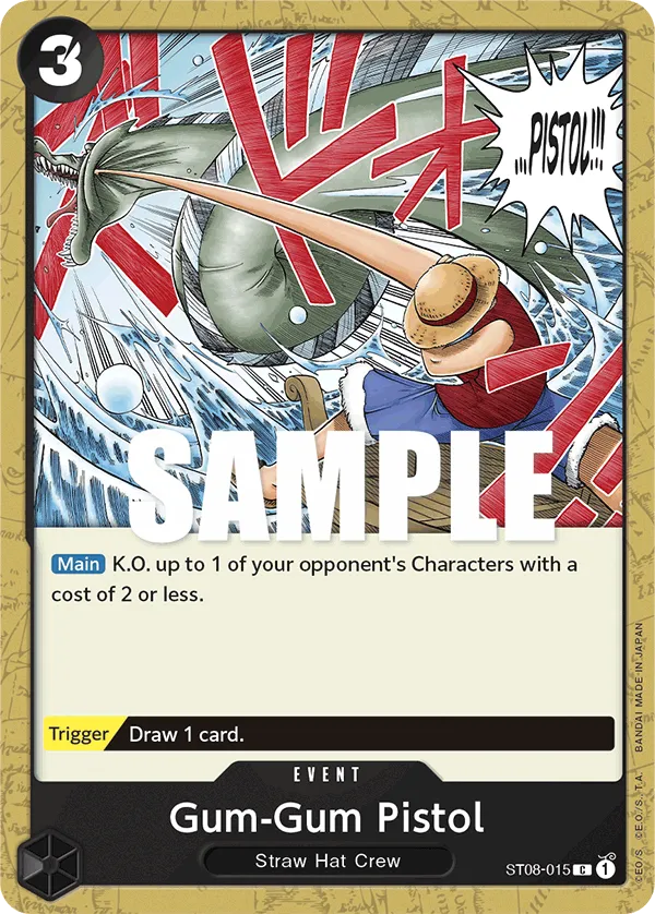Gum-Gum Pistol · Starter Deck 8: Monkey.D.Luffy ST08-015/15