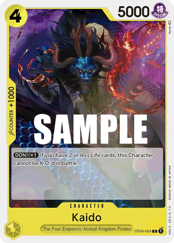 Kaido · Starter Deck 9: Yamato ST09-004/18