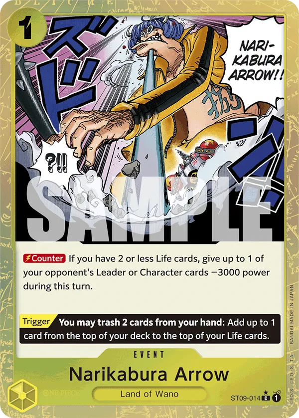 Narikabura Arrow (Textured Foil) · Starter Deck 9: Yamato ST09-014/18
