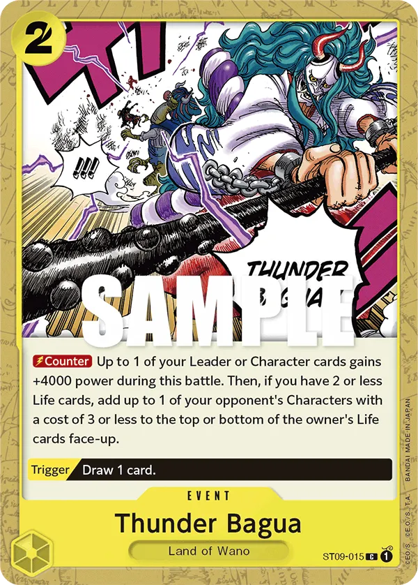 Thunder Bagua · Starter Deck 9: Yamato ST09-015/18