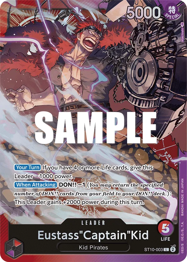 Eustass"Captain"Kid · Ultra Deck: The Three Captains ST10-003/24