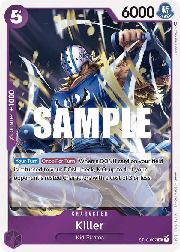 Killer · Ultra Deck: The Three Captains ST10-007/24