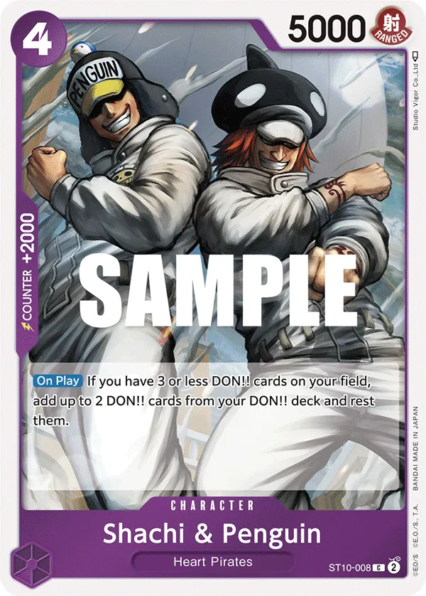 Shachi & Penguin · Ultra Deck: The Three Captains ST10-008/24